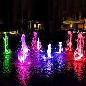 preiswerte Unterwasserlampen-Solarbetriebenes wasserdichtes Poollicht – 5 Köpfe, 6 LED-Perlen, Unterwasserbeleuchtung für Teiche und Aquarien, energiesparend für Außenwege, Gartenterrassen und Pools, 1 Stück