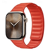 お買い得  Apple Watch Bands-Solo Loop と互換性があります Apple Watch ウォッチバンド 38mm 40mm 41mm 42mm 44mm 45mm 49mm マグネティッククラスプ 調整可 生地 交換用時計バンド のために iwatch Ultra 2 Series 9 8 7 SE 6 5 4 3 2 1