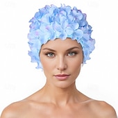 abordables Bonnets de Bain-Bonnets de Bain pour Adultes Nylon Respirabilité Extensible Confortable Natation Surf