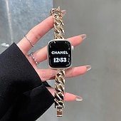 זול להקות Apple Watch-סולו לופ מותאם ל רצועת השעון של Apple Watch 38 מ&quot;מ 40 מ&quot;מ 41 מ&quot;מ 42 מ&quot;מ 44 מ&quot;מ 45 מ&quot;מ 49 מ&quot;מ נשים סגסוגת רצועת שעון חלופית ל iwatch Ultra 2 Series 9 8 7 SE 6 5 4 3 2 1