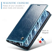 billige iPhone-etuier-telefon Etui Til iPhone 16 15 14 Pro Max Plus iPhone 13 12 11 Pro Max Flip deksel med stativ Magnetisk Kortspor Kontor / Bedrift TPU PU lær