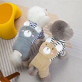 billige Jumpsuits-Hunder Katter Gensere Fritid hverdag Fritid Vinter Varm Myk Bekvem Hverdag Fritid / hverdag Katt Hund Husky Labrador malamute