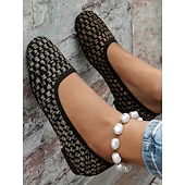 baratos Sapatilhas de mulher-sapatilhas femininas azuis de malha com palmilha acolchoada - sapatos confortáveis e elegantes para o trabalho e uso diário