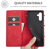 cheap Samsung Cases-Phone Case For Samsung Galaxy A21s S25 Ultra Flip Cover with Stand Holder Magnetic Card Slot Retro TPU PU Leather