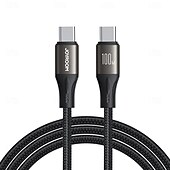 お買い得  スマホケーブル-1パック Joyroom USBCケーブル 30W 3.9フィート USBCからUSBC 3 A 急速充電 ナイロン編組 用途 サムスン Xiaomi Huawei 携帯電話アクセサリー
