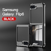 お買い得  サムスン用ケース-サムスン ギャラクシー Z フリップ 6 Z フリップ 5 Z フリップ 4 Z フリップ 3 用フォンケース ショックプルーフ プレーティング