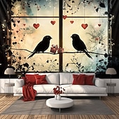 baratos Casamento-Decorações de Casamento Fundo Fotográfico Parede Suspensa Grande Tapeçaria Arte Mural Decorativa Cobertor Cortina Casa Quarto Sala de Estar Decoração Pintura Amor