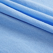 economico Vacanza-Per uomo Shorts Shorts di Lino Pantaloncini Estivi Shorts da Spiaggia Coulisse Elastico in vita Semplice Comodità Traspirante Lunghezza al ginocchio All&#039;aperto Quotidiano Spiaggia Moda Hawaiano Nero
