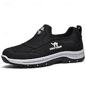 abordables Baskets-chaussures de randonnée à enfiler pour hommes – baskets d&#039;extérieur durables avec semelle antidérapante, conception légère et tissu respirant pour le trail et le camping