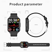 tanie Smartwatche-iMosi Q260 Inteligentny zegarek 1.83 in Inteligentny zegarek Bluetooth Monitorowanie temperatury Krokomierz Powiadamianie o połączeniu telefonicznym Kompatybilny z Android iOS Męskie Obsługa