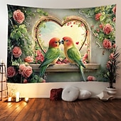 baratos Casamento-Decorações de Casamento Fundo Fotográfico Parede Suspensa Grande Tapeçaria Arte Mural Decorativa Cobertor Cortina Casa Quarto Sala de Estar Decoração Pintura Amor