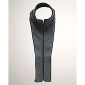 baratos Trench coat masculino-Homens Jaqueta de inverno gótica Peacoat Férias Diário Outono &amp; inverno Poliéster Térmico / Quente Vestível agasalhos Roupa Moda Clássico Tecido Bolsos Lapela Não Trespassado