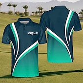 Homens Listrado Camisas Polo Esportivas Camisa de golfe Manga Curta Camisas polo Camisas de colarinho Casual Roupa de Esporte Roupas de férias Botões Impressão 3D Verde Azulado Vinho Azul baratos Polo de golfe masculino-Homens Listrado Camisas Polo Esportivas Camisa de golfe Manga Curta Camisas polo Camisas de colarinho Casual Roupa de Esporte Roupas de férias Botões Impressão 3D Verde Azulado Vinho Azul