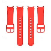 abordables Correas de reloj Samsung-Ver Banda para Samsung Galaxy 3 41mm Silicona Reemplazo Correa Ajustable Bucle en Solo Loop Pulsera