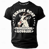 abordables T-shirts amusants pour hommes-T-shirt drôle avec une antilope offensante pour homme manches courtes impression 3D col rond mode quotidienne rue noir bleu vert été printemps vêtements S M L XL XXL XXXL