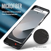 cheap Samsung Cases-Phone Case For Samsung Galaxy Z Flip 6 Z Flip 5 Back Cover Magnetic Support Wireless Charging Card Slot Retro TPU PU Leather