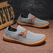 preiswerte Sneaker für Herren-Herren Leichte Barfußschuhe – Atmungsaktive Freizeitsneaker mit Slip-On Design für Gehen, Reisen und Alltag
