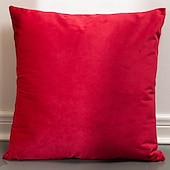billige Trender innen puter-dekorative kasteputer høst putetrekk putetrekk moderne enkel tykk nederlandsk fløyel ensfarget sofa stue soverom 1 stk rosa blå salvie grønn lilla
