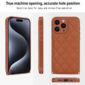 economico Cover per iPhone-telefono Custodia Per iPhone 15 Pro Max Plus iPhone 14 13 12 11 Pro Max Plus iPhone 13 12 11 Pro Max Per retro con cordino con cinturino da polso Resistente agli urti Retrò TPU pelle sintetica