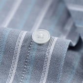 cheap Men&#039;s Elite Shirts-Men&#039;s 100% Cotton Oxford Shirt grey blue Light Green Pink Purple Long Sleeve Striped Button Down Collar School Wedding Buttons Clothing Apparel Neutral Fashion Daily