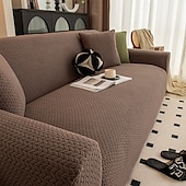 baratos Cobertura de Sofa-capa de sofá de alta elasticidade tecido macio e elástico se adapta perfeitamente à maioria dos sofás capa durável e confortável protege os móveis de manchas e danos fácil de instalar e lavável à