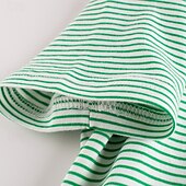 abordables T-shirts et chemises-Paquets multiples 3 pièces Garçon Col Ras du Cou Manches courtes T shirt T-shirt Rayure Vacances Usage quotidien 100% Coton Printemps été
