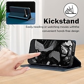 abordables Otras carcasas-teléfono Funda Para Google Píxel 9 Pro Pixel 9 Pro XL Pixel 8 Pro Pixel 8 Píxel 9 Pixel 7 Pixel 7 Pro Gire la tapa con Soporte Ranura para tarjetas Antigolpes Retro TPU Cuero de PU