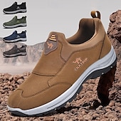 abordables Baskets-chaussures de randonnée à enfiler pour hommes – baskets d&#039;extérieur durables avec semelle antidérapante, conception légère et tissu respirant pour le trail et le camping