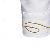 billige Button Down-skjorter for menn-Herre Skjorte Dresskjorter Skjorte med knapper عادي Bryllup Fest Svart Hvit Rød Navyblå Langermet Knaphul Vår &amp; Vinter Klær Broderi