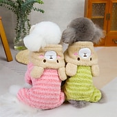 billige Jumpsuits-Hunder Katter Gensere Fritid hverdag Fritid Vinter Varm Myk Bekvem Hverdag Fritid / hverdag Katt Hund Husky Labrador malamute