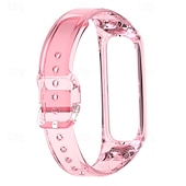 baratos Pulseiras de relógio Samsung-Pulseiras de Relógio para Samsung Galaxy Fit 2 SM-R220 Silicone Substituição Alça Ajustável Pulseira Esportiva Pulseira