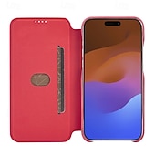 economico Cover per iPhone-Custodia per telefono per iPhone 16 Pro Max Plus iPhone 15 Pro Max Plus iPhone 14 13 12 11 Pro Max Plus Mini Cover flip con slot per schede anti-caduta retrò TPU pelle PU
