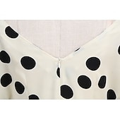 preiswerte Kleider-Retro Vintage 1950er Hepburn Kleid Ausgestelltes Kleid Tupfen Blume / Blumenmuster Kostüm Damen Maskerade Veranstaltung / Fest Junggesellinnenabschiedsparty Festival Erwachsene Kleid