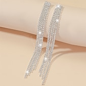 abordables Boucles d&#039;oreilles-Femme Boucles d&#039;oreille Clou Géométrique Joie mode Luxe Des boucles d&#039;oreilles Bijoux Argent Pour Soirée