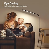 זול אורות קריאה-מנורת שולחן להגנה על עיניים led מופעלת באמצעות USB ללמידה  &amp; קריאה - ספקטרום מלא, אור כחול נמוך עם תפס מתקפל וניתן לעמעום 1 pc