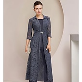 economico impacchi della madre-coprispalle per la mamma, stile floreale di lusso, maniche lunghe, maniche a dolman, in cotone, con pizzo, per feste, serate estive