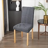baratos Capa para Cadeira de Jantar-capas elásticas para cadeiras de jantar capas elásticas e duráveis perfeitas para proteger e refrescar cadeiras de jantar adequadas para cadeiras de jantar de encosto alto adicionam conforto e estilo