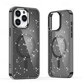 economico Cover per iPhone-telefono Custodia Per iPhone 17 Pro Max 17 Air 16 15 14 Pro Max Plus 13 12 11 Pro Max Copertura Posteriore Magnetico Glitter scintillanti Resistente agli urti Retrò PC Silicone