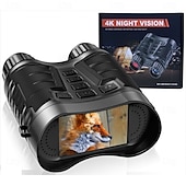 billiga Avståndsmätare och teleskop-4k infraröd mörkerseende kikare 3.2 stor skärm 8x digital zoom 32gb tf-kort medföljer laddningsbart med batteri 25 mm objektivlins cmos-sensor för jul tacksägelse nyårspresenter