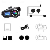 お買い得  車載エレクトロニクス-ヘルメット ヘッドセット インターホン ヘルメット トーク オートバイ ヘルメット ヘッドセット インターホン スピーカー 音楽共有 FM ラジオをサポート