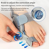 cheap Braces &amp; Supports-Bunion Corrector for Women Men Big Toe,Adjustable Knob Bunion Corrector for Bunion Relief,Bunion Fix with Bunion Silicone Pad,Suitable for Left and Right Feet