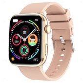 abordables Relojes inteligentes-Reloj inteligente T92 de moda para mujer, pulsera inteligente con control del ritmo cardíaco, del azúcar en sangre y de la temperatura corporal, NFC, llamadas por Bluetooth