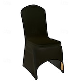 baratos Capa para Cadeira de Jantar-capas para cadeiras de casamento capas elásticas de ajuste universal com cobertura total, perfeitas para casamentos, banquetes e eventos, duráveis e resistentes a rugas, adicionam elegância e estilo a