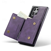 baratos Capa Samsung-Capa de Telefone para Samsung Galaxy S24 Ultra Plus S24 FE S23 Ultra Plus S22 Plus Ultra S21 Ultra S25 Capa Traseira com Suporte Magnético Carregamento Sem Fio Retro TPU PC