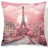 abordables Housse de coussin de vacances-Housse de coussin décoratif pour mariage en gnomes 1PC Housse de coussin carrée douce Housse de coussin pour chambre salon canapé fauteuil