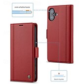 abordables Coques iPhone-téléphone Coque Pour iPhone 16 Pro Max Plus iPhone 15 Pro Max Plus iPhone 14 13 12 11 Pro Max Plus Mini Couvercle rabattable Avec Support Fente pour carte Antichoc Rétro TPU faux cuir