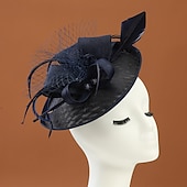 tanie Fascynatory i kapelusze-kapelusz na przyjęcie herbaciane - 2025 kapelusz na przyjęcie herbaciane Kentucky Derby z lat 20. XX wieku nakrycie głowy dla kobiet i dziewcząt