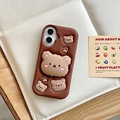 Χαμηλού Κόστους iPhone Θήκες-τηλέφωνο tok Για iPhone 16 iPhone 16 Pro iPhone 16 Pro Max iPhone 15 Pro Max Plus iPhone 14 13 12 Pro Max Plus Πίσω Κάλυμμα με βάση στήριξης Ανθεκτική σε πτώσεις Ρετρό Σιλικόνη