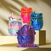 お買い得  アイデアおもちゃ-3Dプリントドラゴンエッグレインボーフライングドラゴン、カラフルな卵、誕生日プレゼント用のフィジェットトイ、フレキシブルデスクフィギュア装飾