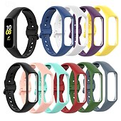 זול להקות שעונים של סמסונג-צפו בנד ל Samsung Galaxy Fit E SM-R375 סיליקוןריצה תַחֲלִיף רצועה מתכוונן רצועת ספורט צמיד